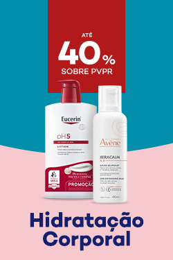 Produtos de Hidratação Corporal com desconto até 40% sobre preço de Venda ao Público Recomendado.